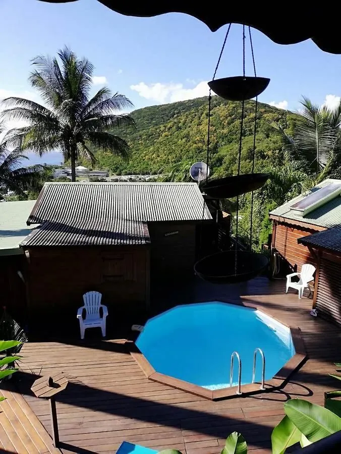 Gites Les Lodges Des Hauts De Deshaies Bungalow Aruba Guadeloupe